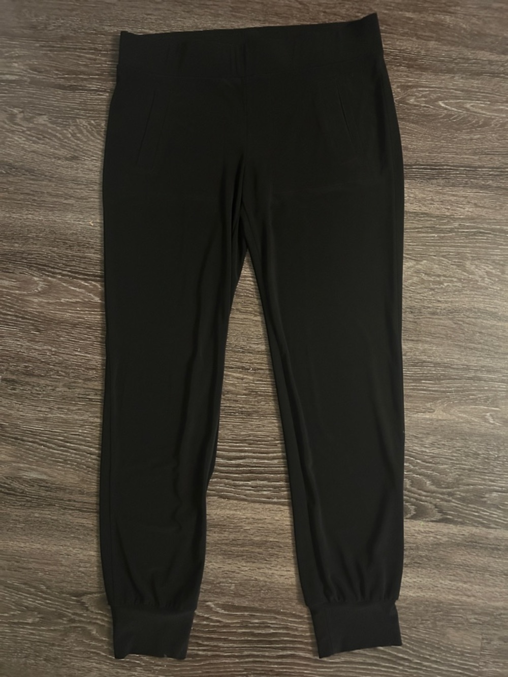 Norma Kamali Slinky Black Jogger